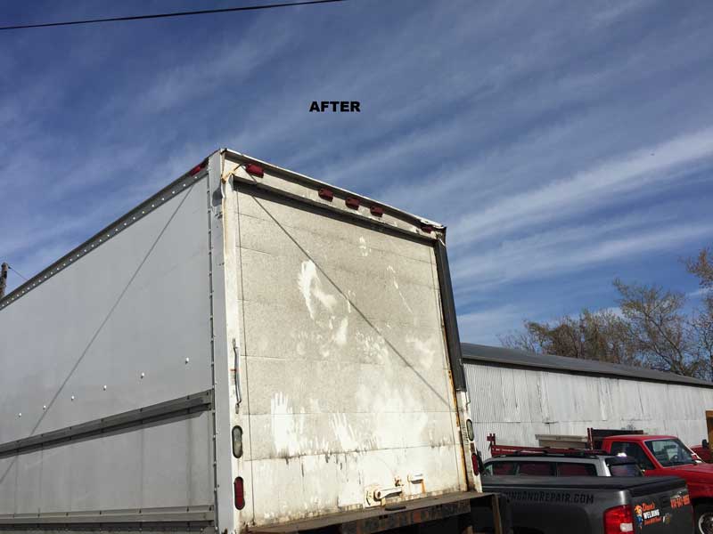 Box truck after